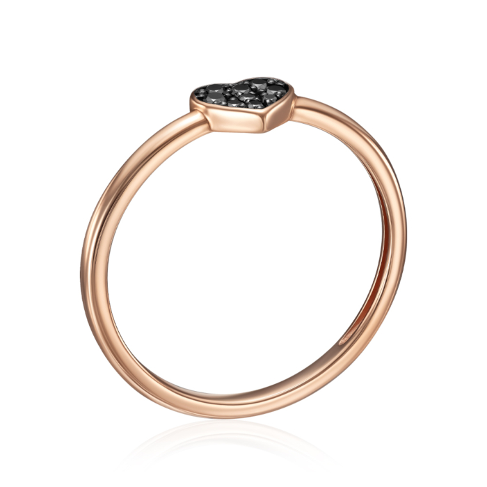 Золота каблучка з діамантами. Артикул 53641/01/1/10698