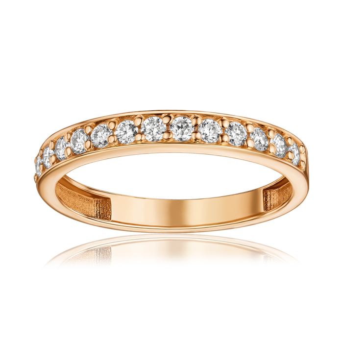 Золотое кольцо с бриллиантами 53659/01/0/9022
