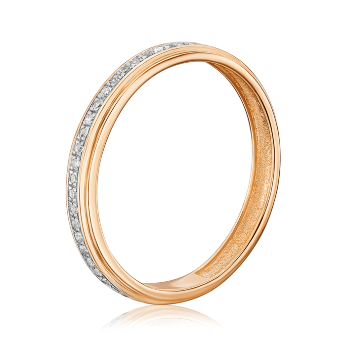 Золотое кольцо с бриллиантами. Артикул 53668/01/1/8007