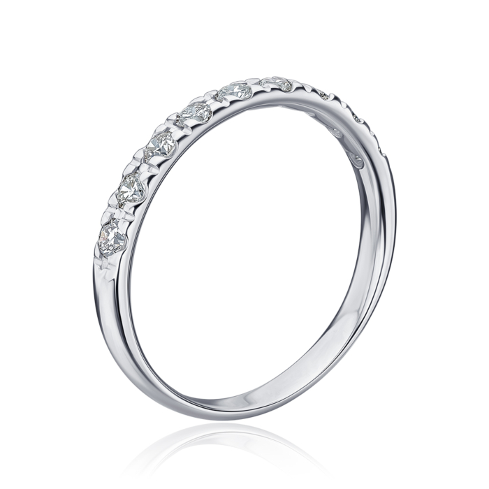 Золотое кольцо с бриллиантами. Артикул 53679/02/1/8563