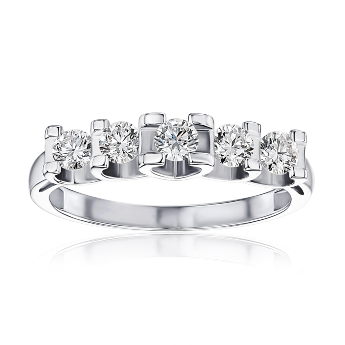 Золота каблучка з екодіамантами. Артикул 53695-3.0-L/02/1/11901