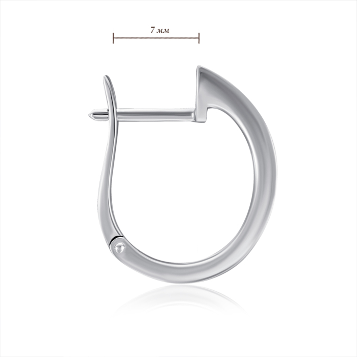 Золоті сережки з рубінами і діамантами. Артикул 53793/02/1/8276