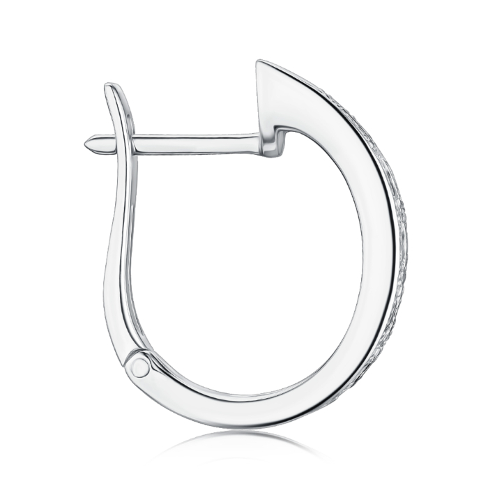 Золотые серьги с бриллиантами 53793/02/1/12104