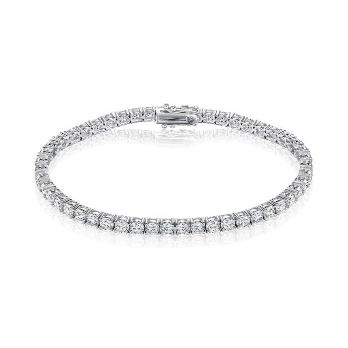 Золотий браслет з екодіамантами. Артикул 52948-L/02/1/11901