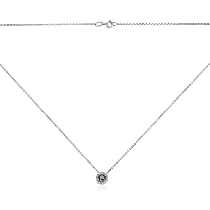 Колье из белого золота с бриллиантами. Артикул 53980/66024-1/02/1/11775