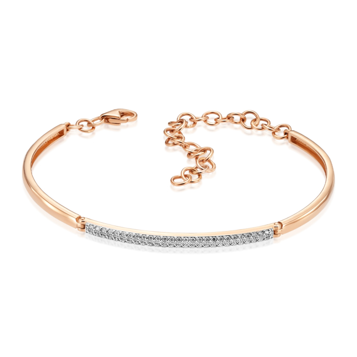 Золотий браслет з діамантами. Артикул 560024/01/1/9023