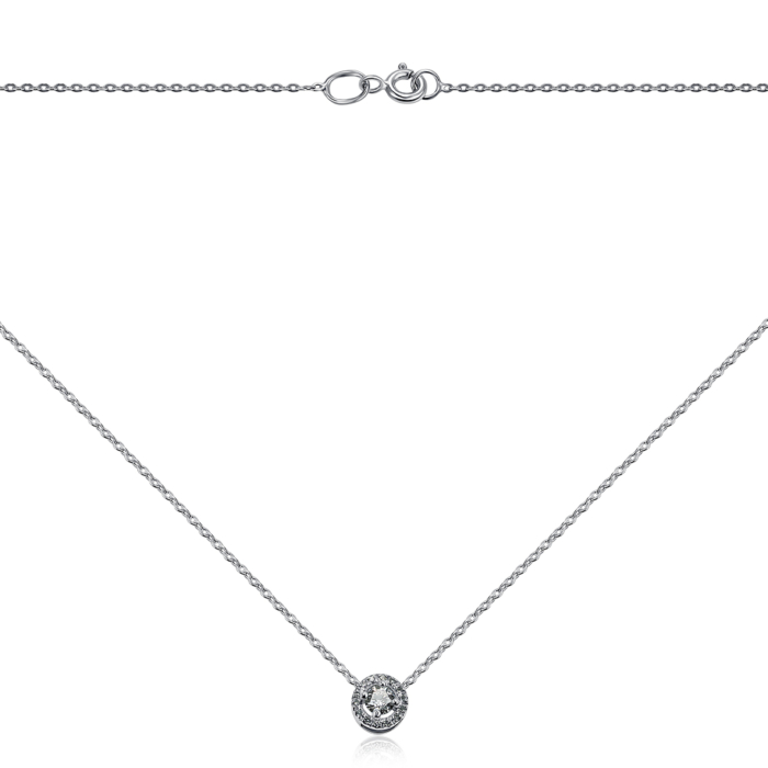 Золоте кольє з діамантами. Артикул 560061/66024-3/02/1/9774