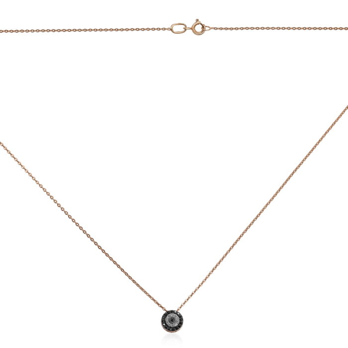 Золоте кольє з діамантами. Артикул 560096/66024-3/01/1/10647