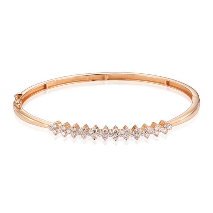 Золотий браслет з діамантами. Артикул 560097/01/0/9022