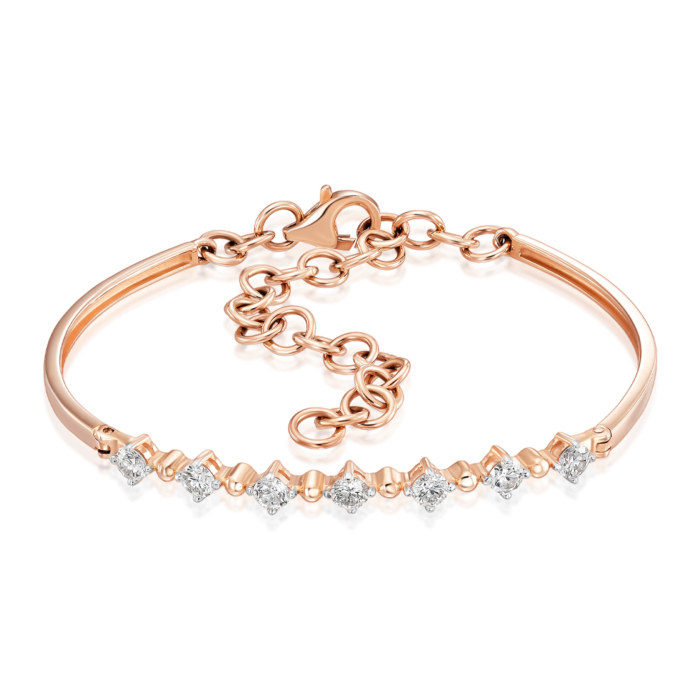 Золотой браслет с бриллиантами. Артикул 560135/01/1/8602