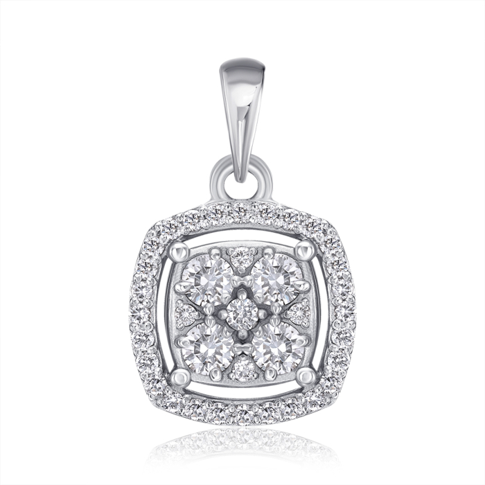 Золота підвіска з діамантами. Артикул 560154/02/1/8233