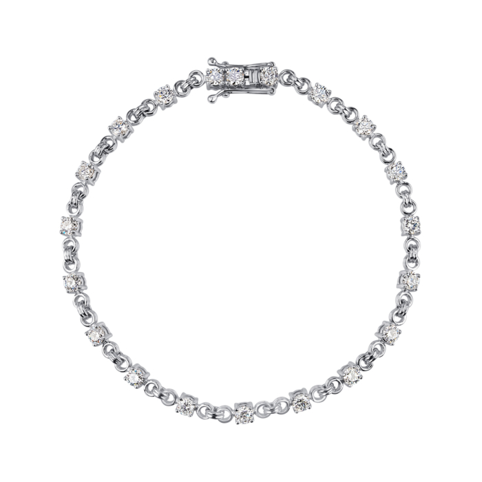 Золотой браслет с бриллиантами 560157/02/1/8010