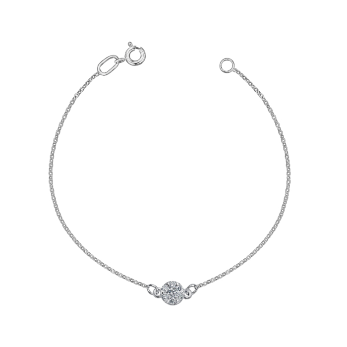 Золотий браслет з діамантами 560176/66024-3/02/1/8578