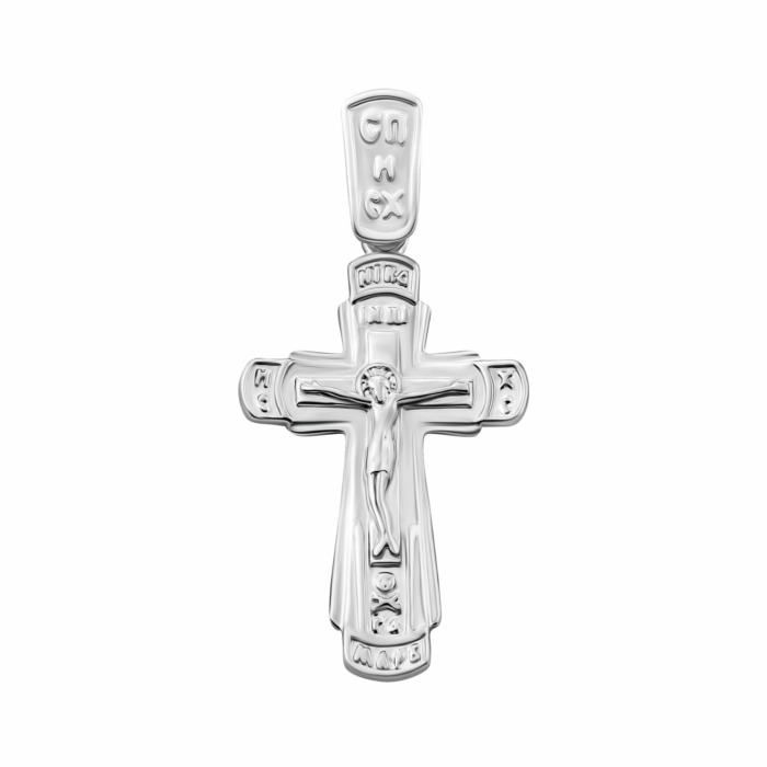 Серебряный крестик. Распятие Христа. Артикул UG5561род