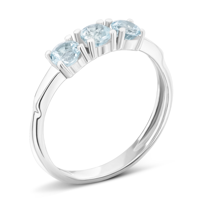 Серебряное кольцо с топазом. Артикул UG5584/тз к б/з род