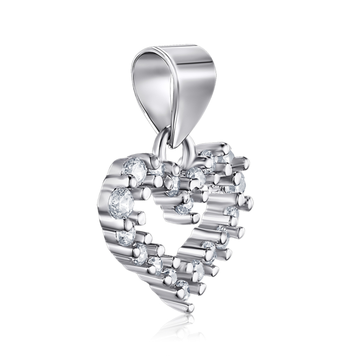 Серебряная подвеска. Артикул 5P19262-P/12/1