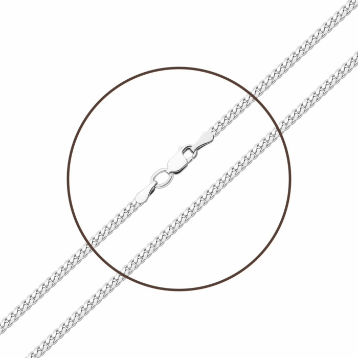 Серебряная цепочка. Артикул UG560108114с