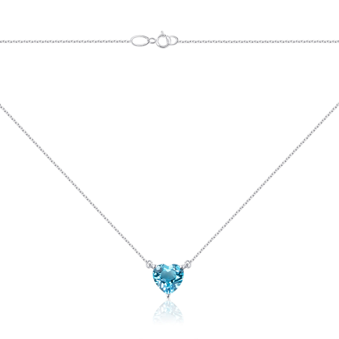 Золотое колье с топазом 60108/66024-3/02/1/6943