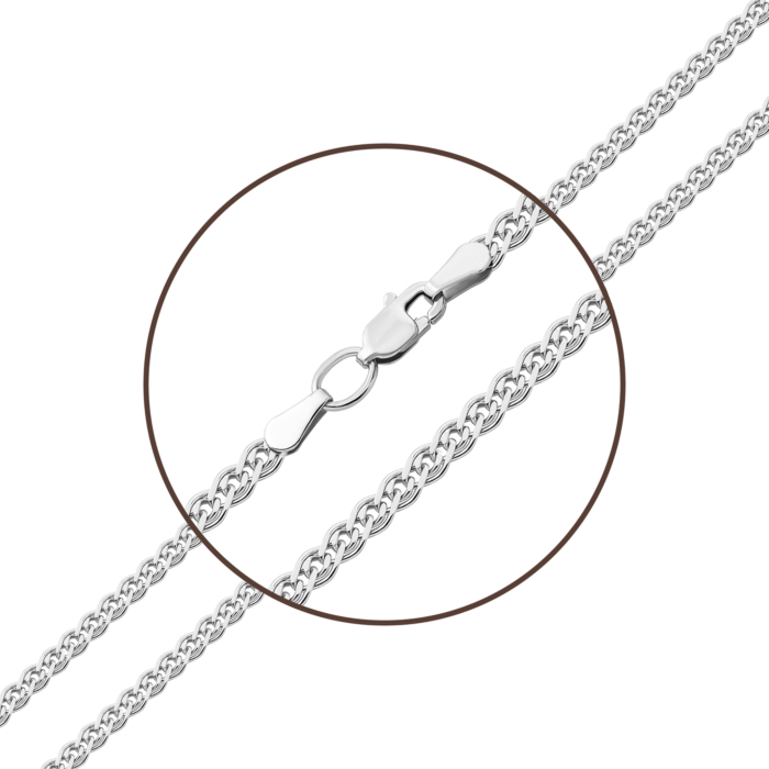 Срібний ланцюжок. Артикул UG560120137с
