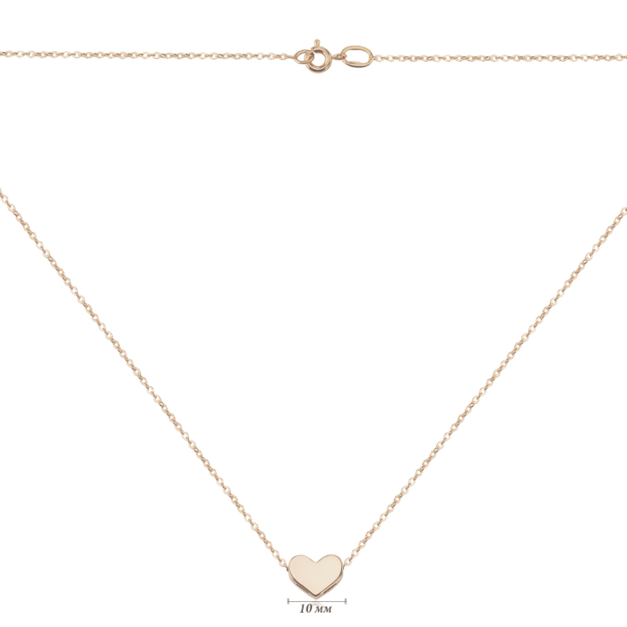 Золотое колье без вставки. Артикул 60202/66024-3/01/0