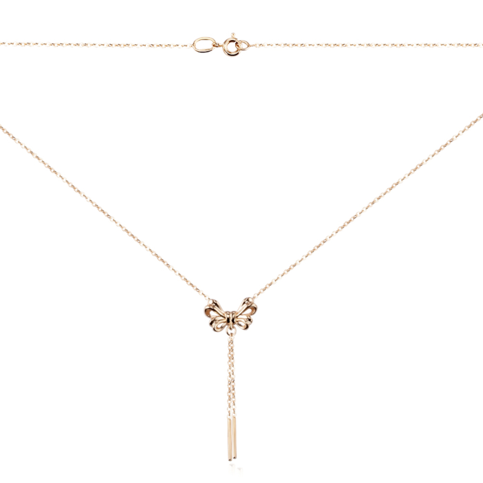 Золотое колье без вставки. Артикул 60203/66024-3/01/0