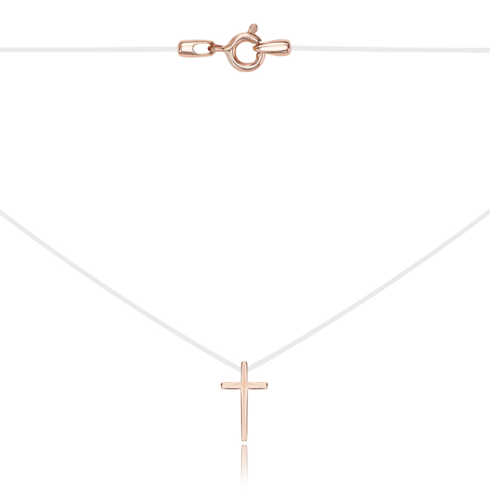 Кольє-невидимка на мононитці без вставки. Артикул 6046/01/0