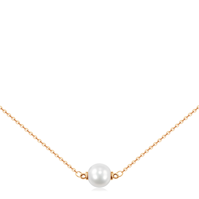 Золоте кольє з перлиною. Артикул 6064/66024-3/01/0/1779