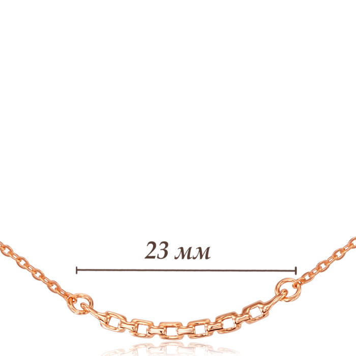 Золотое колье без вставки. Артикул 6075/66024-3/01/0