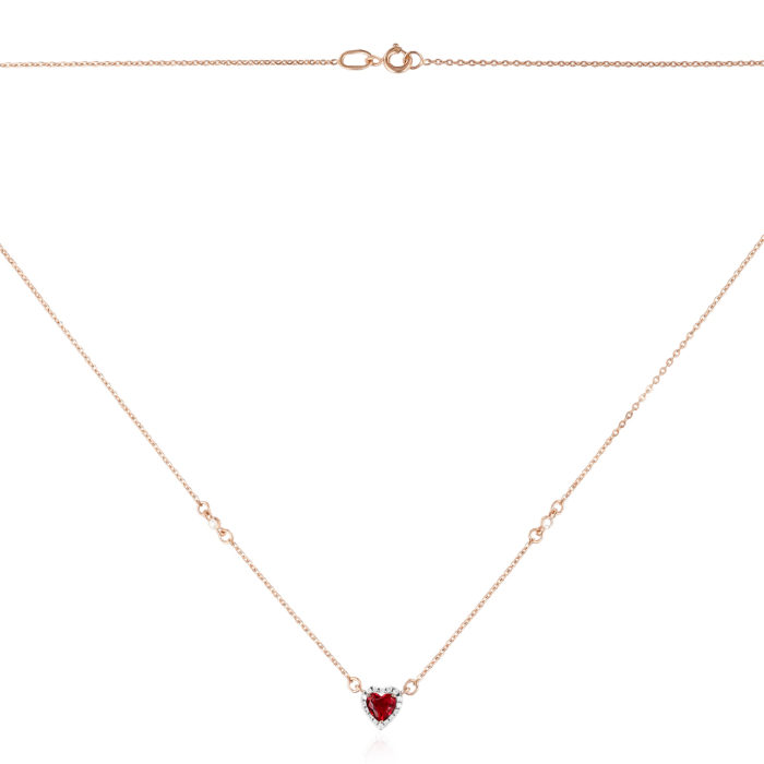 Золоте кольє з фіанітами. Артикул 6089/66024-3/01/1/4967