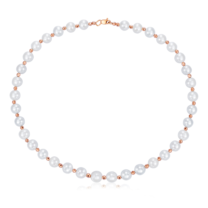 Кольє з перлів із золотими вставками. Артикул 66500/01/0/1779