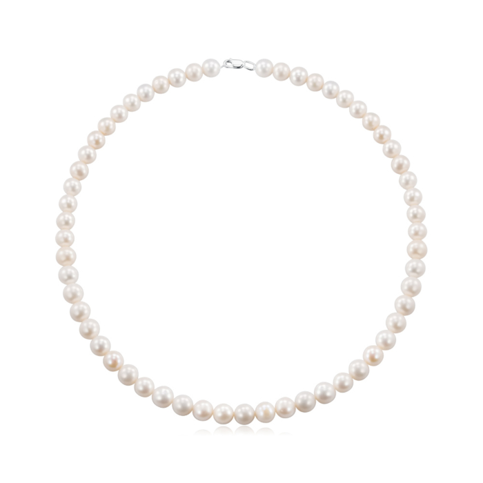 Кольє з перлів з срібною застібкою. Артикул с66500/0