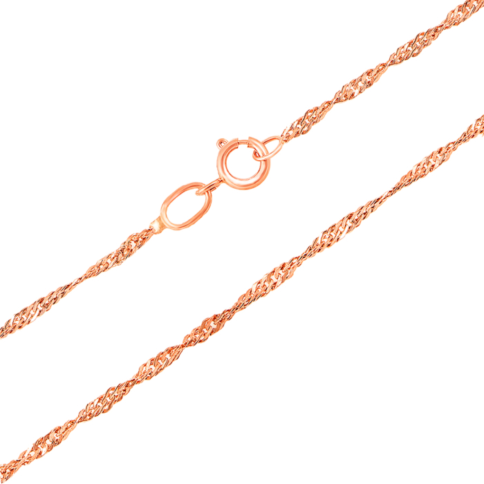 Золотий ланцюжок з алмазною гранню. Артикул 66907