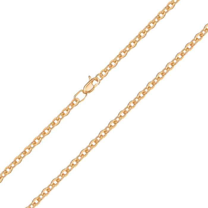 Серебряная позолоченная цепочка 66915-8-10/17