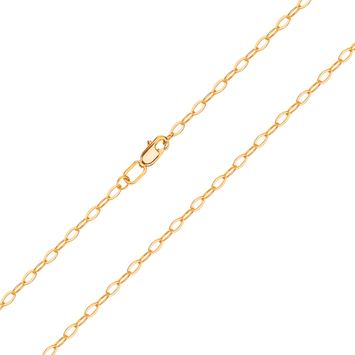 Срібний ланцюжок з позолотою Якір 66927-2.5-10/17