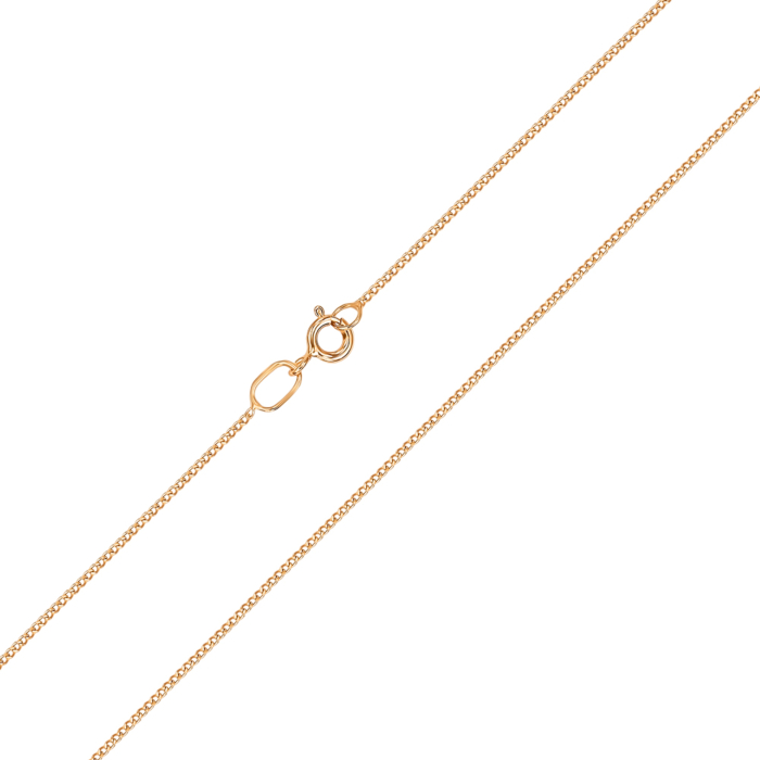 Срібний ланцюжок з позолотою Гурмет 66938-1-9/17