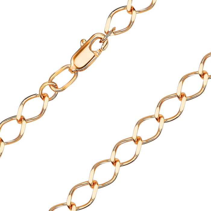 Срібний ланцюжок з позолотою Нонна 66939-7-9/17