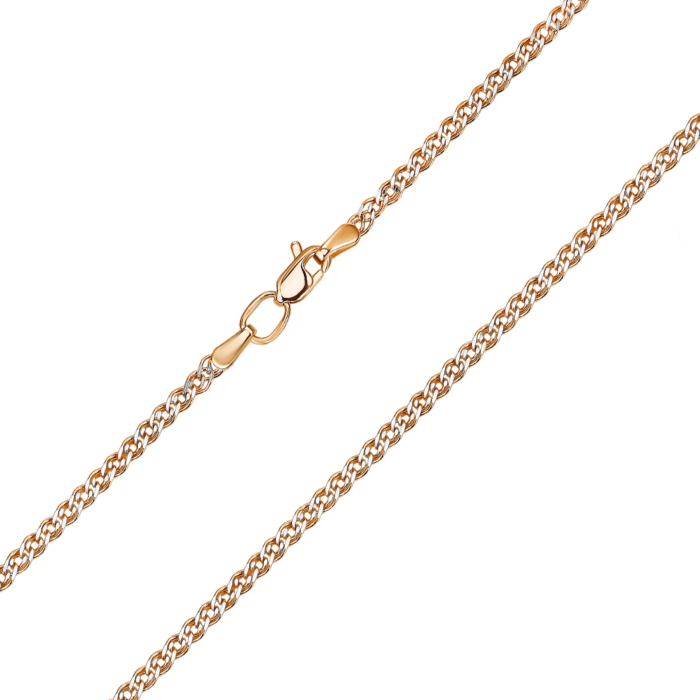 Золотий ланцюжок без вставки. Артикул 66968-4.5-3/01 (66068/4б)