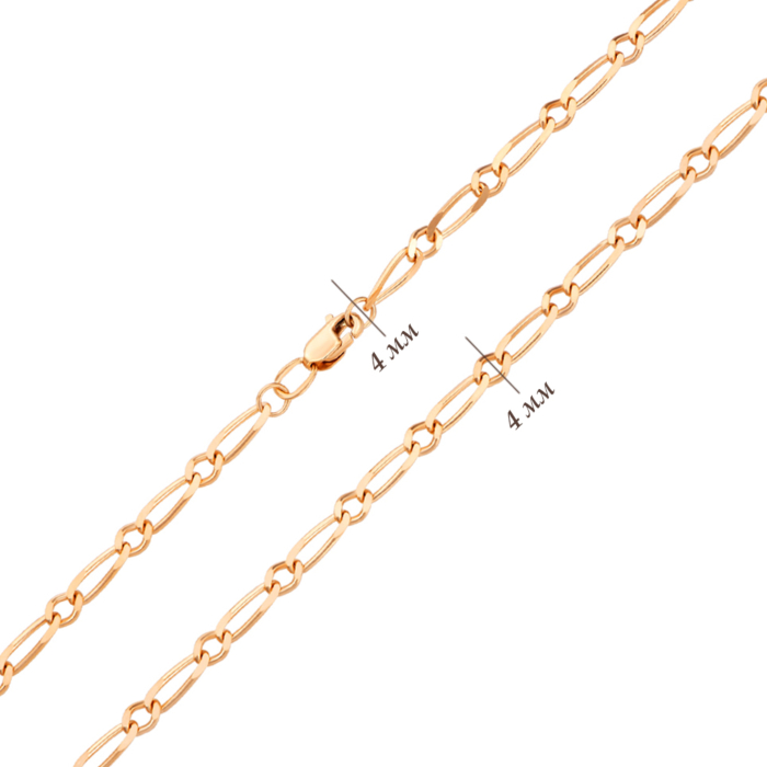 Золотая цепочка, 3.6mm. Артикул 66980-10.5-2/01