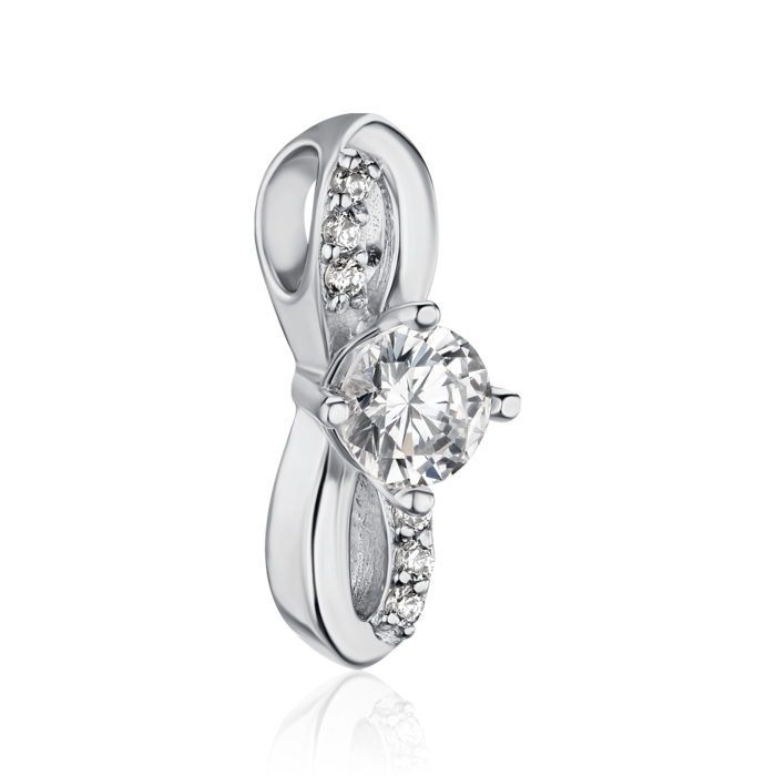 Срібна підвіска з фіанітами с70051