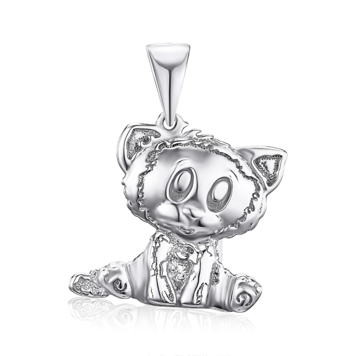 Срібна підвіска без вставки. Артикул с70086