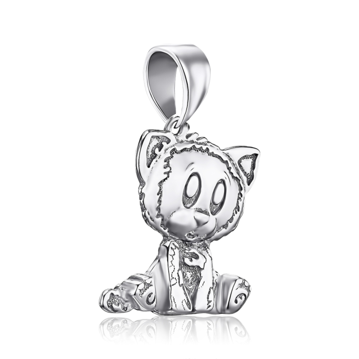 Срібна підвіска без вставки. Артикул с70086