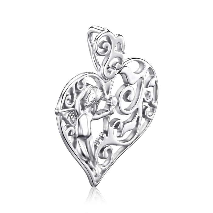 Срібна підвіска без вставки с70120