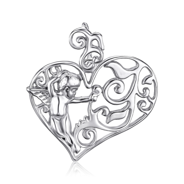 Срібна підвіска без вставки с70120