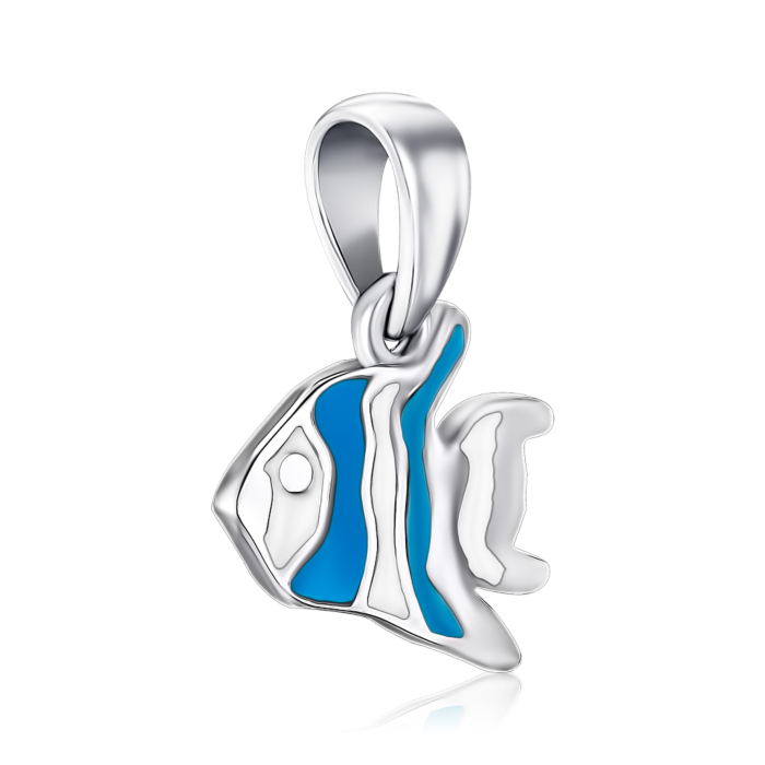 Серебряная подвеска с эмалью. Артикул с70144