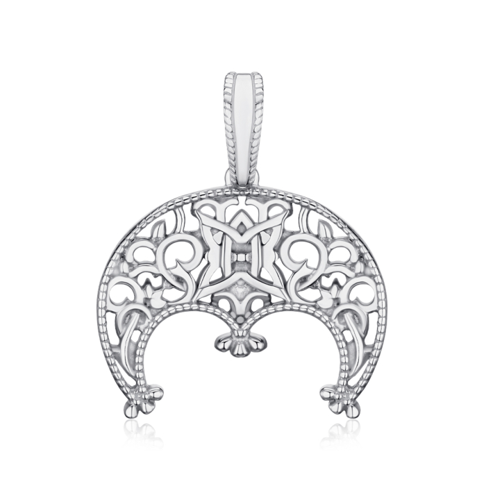 Срібна підвіска без вставки. Артикул с70315/т