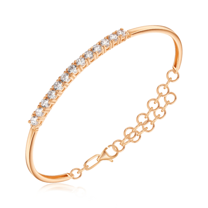 Золотой браслет с фианитами Tesori 7120/01/0/4035