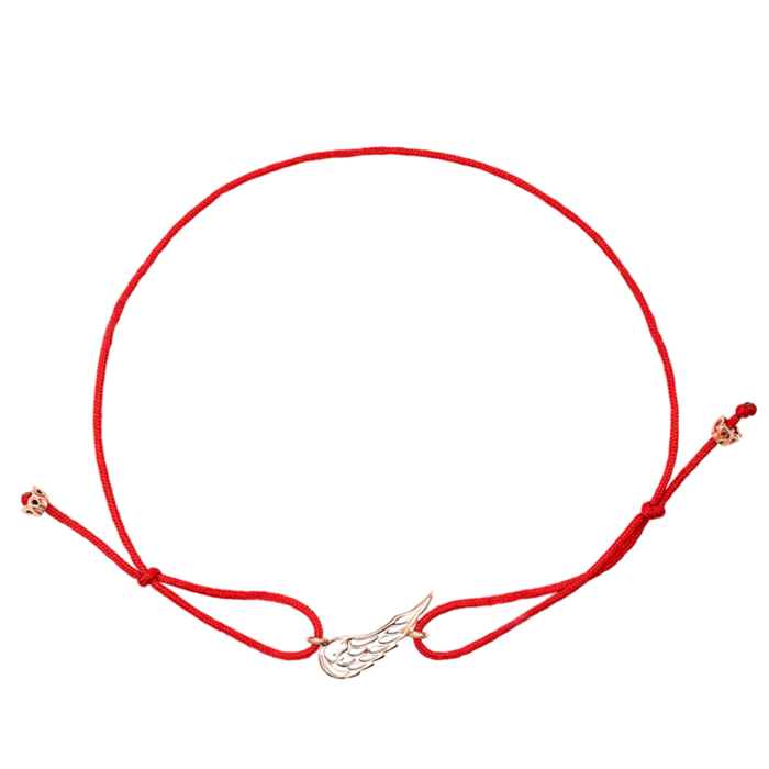 Браслет з текстилю з золотою вставкою. Артикул 7138-1/01/0