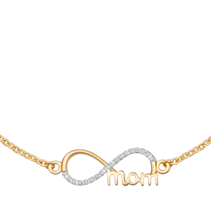 Золотий браслет з фіанітами. Артикул 7163/66024/03/1/1