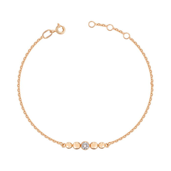 Золотой браслет. Артикул 7182/66024/01/0/53