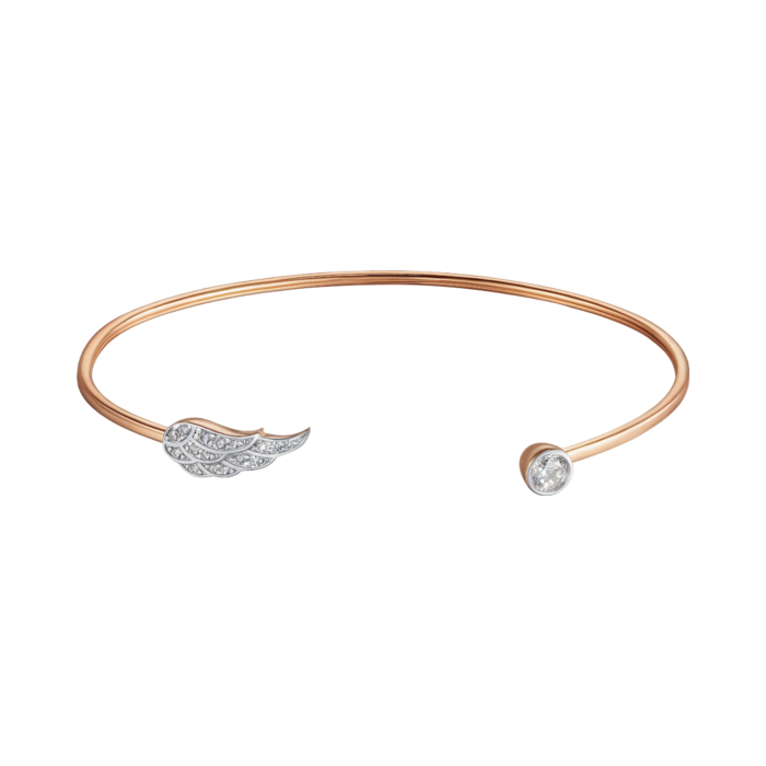 Золотий браслет з фіанітами. Артикул 7190/01/1/78